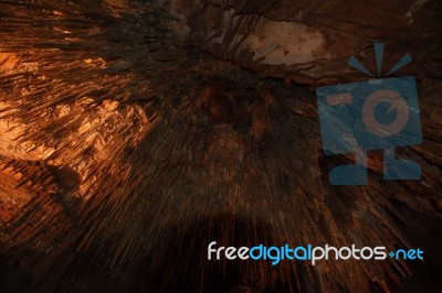 King Soloman Cave In Mole Creek, Tasmania Stock Photo