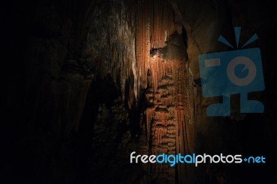 King Soloman Cave In Mole Creek, Tasmania Stock Photo