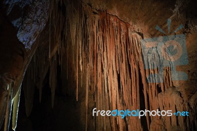 King Soloman Cave In Mole Creek, Tasmania Stock Photo