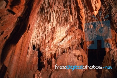 King Soloman Cave In Mole Creek, Tasmania Stock Photo