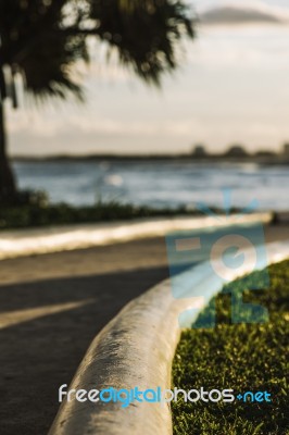 Kings Beach In The Sunshine Coast, Queensland Stock Photo