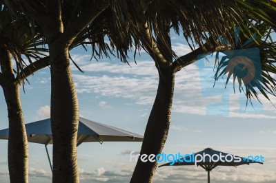 Kings Beach In The Sunshine Coast, Queensland Stock Photo