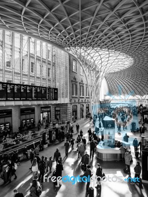 Kings Cross Station Stock Photo