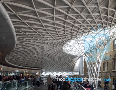 Kings Cross Underground Station Stock Photo