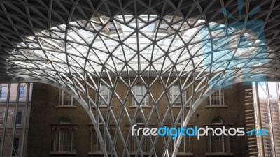 Kings Cross Underground Station Stock Photo