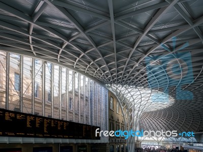 Kings Cross Underground Station Stock Photo