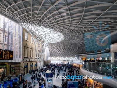 Kings Cross Underground Station Stock Photo