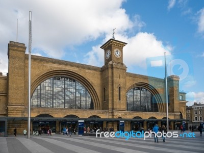 Kings Cross Underground Station Stock Photo