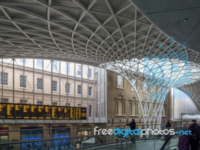 Kings Cross Underground Station Stock Photo