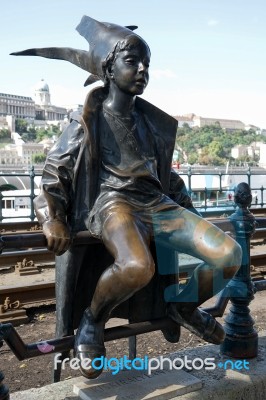 Kiskiralany Statue In Budapest Stock Photo