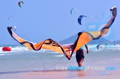 Kite Surf Stock Photo