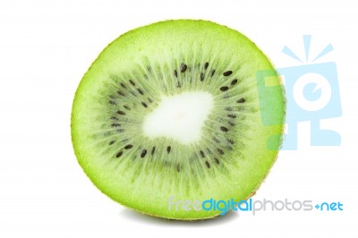 Kiwi Closeup Crop Stock Photo