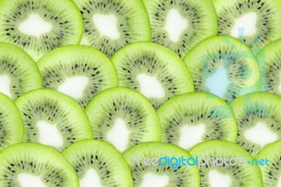 Kiwi Closeup Crop Stock Photo