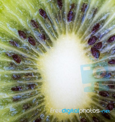 Kiwi Fruit Means Organic Products And Fruits Stock Photo