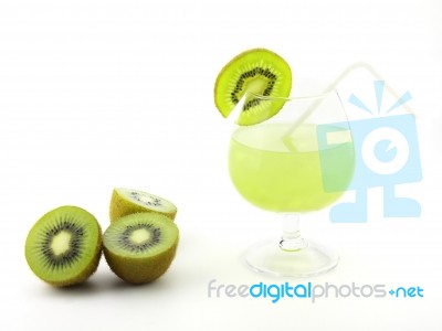 Kiwi Juice Stock Photo