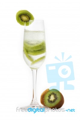 Kiwi Juice Stock Photo