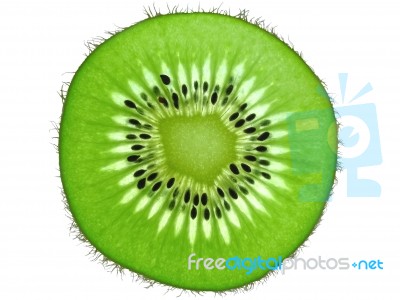 Kiwi Slice Stock Photo