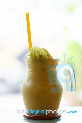 Kiwi Smoothie Stock Photo