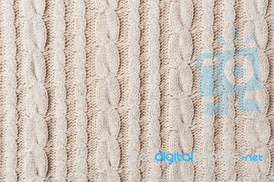 Knit Fabric Texture Stock Photo