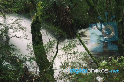 Knyvet Falls In Cradle Mountain Stock Photo