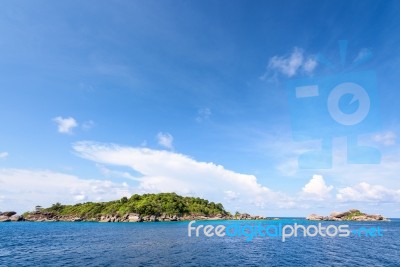 Ko Ha Is A Small Island In Mu Ko Similan, Thailand Stock Photo