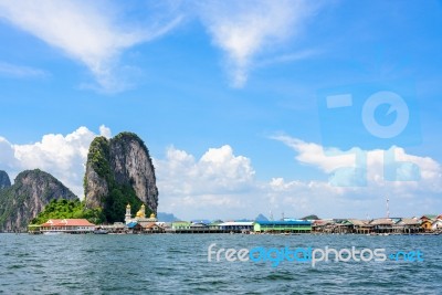 Koh Panyee Or Punyi Island In Summer Stock Photo