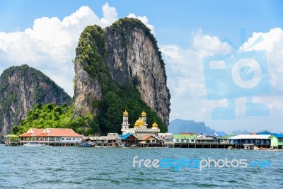 Koh Panyee Or Punyi Island In Summer Stock Photo