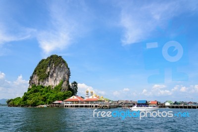 Koh Panyee Or Punyi Island In Summer Stock Photo