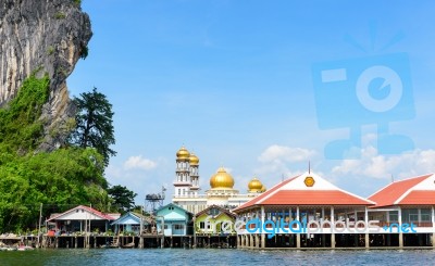 Koh Panyee Or Punyi Island In Summer Stock Photo