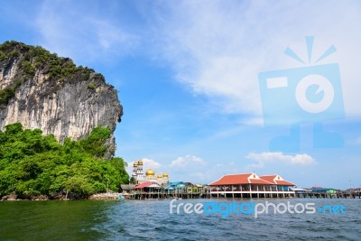 Koh Panyee Or Punyi Island In Summer Stock Photo