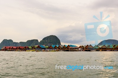 Koh Panyee Or Punyi Island In The Evening Stock Photo