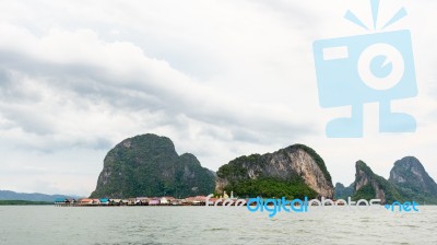 Koh Panyee Or Punyi Island, Thailand Stock Photo