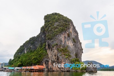 Koh Panyee Or Punyi Island Village Is Floating Stock Photo