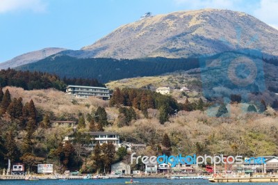 Komagatake Mountain, Hakone, Japan Stock Photo