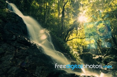 Kondalilla Falls In Kondalilla Falls National Park Stock Photo