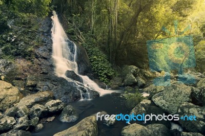 Kondalilla Falls In Kondalilla Falls National Park Stock Photo