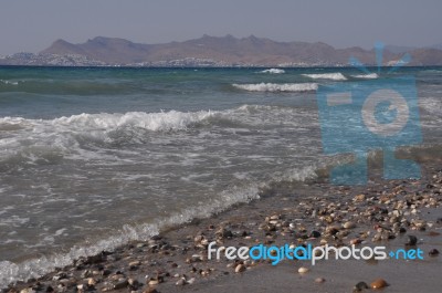 Kos Beach Stock Photo