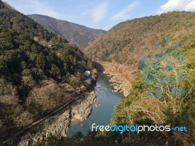 Kyoto Classic Landscape Stock Photo