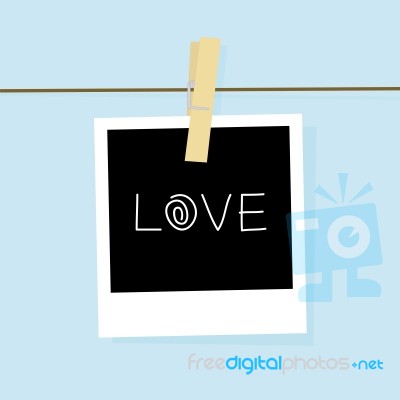 L O V E Card1 Stock Image