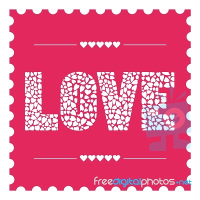 L O V E Card3 Stock Image