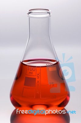 Lab Flask Stock Photo