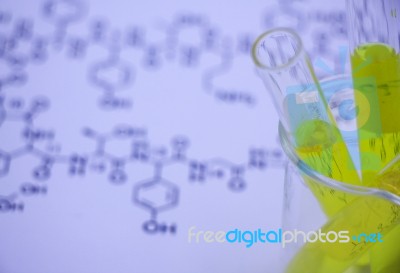 Laboratory Glassware Stock Photo