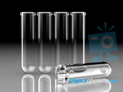 Laboratory Lab Tube (high Resolution 3d Image) Stock Image