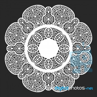 Lace Doilies Stock Image