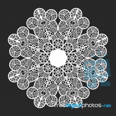 Lace Doily Stock Image