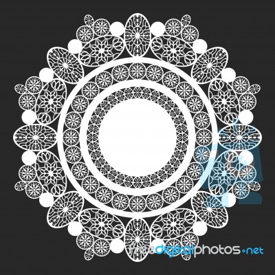 Lace Doily Stock Image