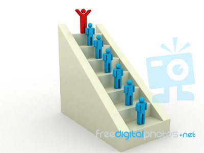 Ladder Of Success Stock Image