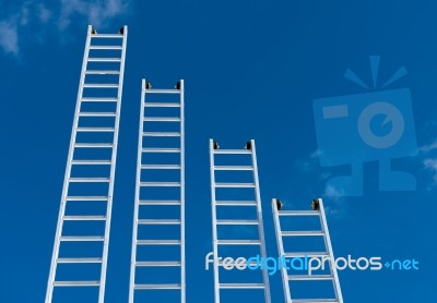 Ladders Stock Photo