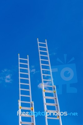 Ladders Stock Photo