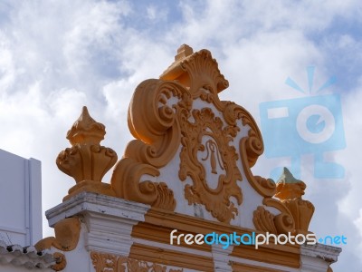 Lagos, Algarve/portugal - March 5 : Golden Building In Lagos, Al… Stock Photo